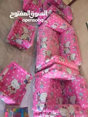  2 كنب اطفال مستعمل بحاله جيده