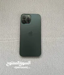  4 ايفون 13 pro max باللون المميز والنادر اللون الزيتي جهاز لا مفتوح ولا مصلح 256g البطاريه 87