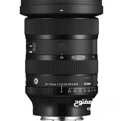  2 عدسة  sigma 24–70 f2.8 sony