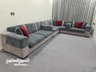  3 طقم كورنر بحالة جيدة