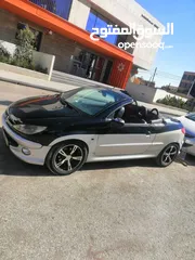 6 سيارة بيجو كشف 206cc موديل 2006 للبيع