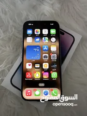  2 ايفون 14pro 256gb