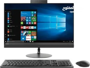  6 Lenovo ideacentre 520-22IKU All-in-One  – Core i3 2GHz 8GB 256GB   Win11 22 inch  Touch screen FHD