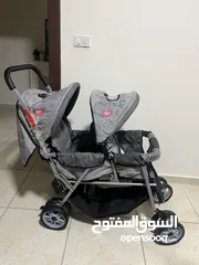 2 عرباية أطفال لطفلين ماركة بسعر مغري وكالة