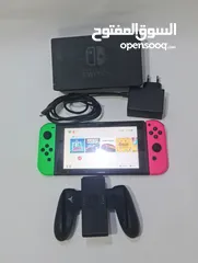  1 Nintendo Switch V2 - طقم كامل