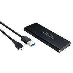  1 حافظة هارد M2  BOX USB to SSD M2 NGFF