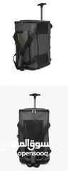  15 Pet bag trolley  حقيبة مع عجلات للكلاب الصغيرة والقطط لون اسود مع عجلات