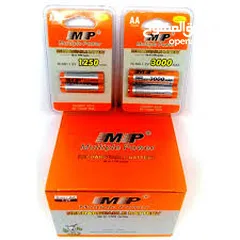  4 بطاريات شحن قياس  Rechargeable Battery AA