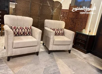  6 طقم كورنر تفصيل خشب لاتيه وقراط إسفنج ضغط عالي سفنج تركي القماش قماش مخمل ووتر بروف