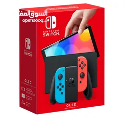  1 Nintendo switch Oled full package with Mario Kart deluxe 8 and memory 512gbs