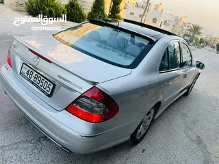  2 مرسيدس E200 بانوراما 2006 محوله 2009 افنجارد للبيع