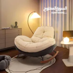  2 كرسي هزاز نفخ فاخر على شكل قلب متوفر بعدة ألوان اخضر و بني و برتقالي و رمادي