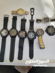  2 ساعات منوعه للبيع كاسيو اصلي / Lee اصلي /سواتش اصلي /هوبلت كوبي/ رولكس اوتمتك /7دي/