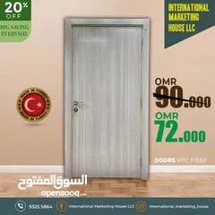  1 Bedroom & Bathroom Door - Made in Turkey