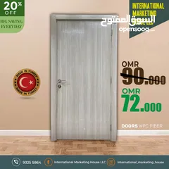  1 Bedroom & Bathroom Door - Made in Turkey