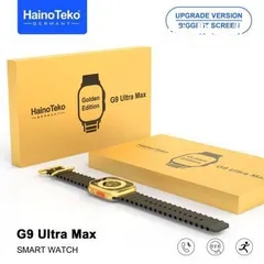  2 Haino teko G9 Ultra Max Smart Watch (Golden Edition)