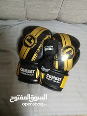  1 قفازات ملاكمه اصليه مع باندج