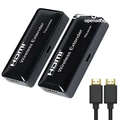  1 Mini 150m 1080P Wireless HDMI Extender قطعة لاسلكية اتش دي للوصل بين لابتوب و شاشة