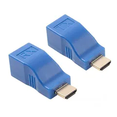  2 HDMI Lan Adapter - HDMI Extender By Cat 6 Cable