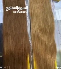  7 وصلات شعر طبيعي 100٪؜