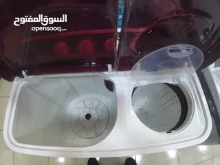  3 غسالة حوضين ناشونال بلو 14 كيلو