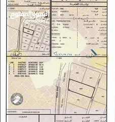  1 ارض سكنية وسطية للبيع في  سور آل حديد بمساحة 600 متر من ضمن مخطط حي السيب