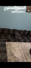  4 فرش عربي لون رمادي