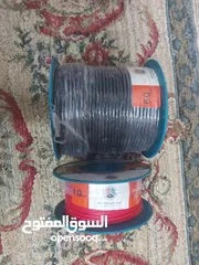  2 سلك كهرباء الكابلات المصرية لفه 6ملي ولفه 1 ملي