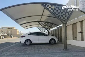  3 car parking shade
