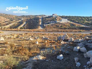 6 قطعه ارض متميزه سكنيه 600 م مطلة على جبال فلسطين في اسكان المهندسين في بطنا