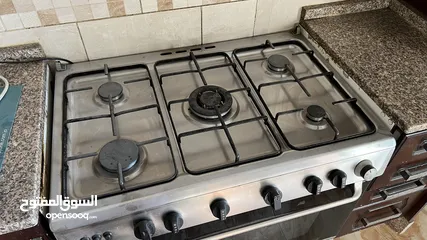  2 غاز مطبخ مع فرن