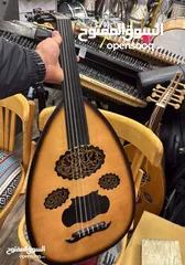  5 عود حكيم صناعه زرياب سوري زند عياري مع حقيبه جلد وريشه فقط ب 69.99 دينار