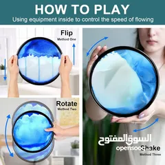  4 ساعة رملية مائية ثلاثية الأبعاد (3D) مصنوعة يدويًا بدقة وإتقان، لتمنحك مناظر طبيعية
