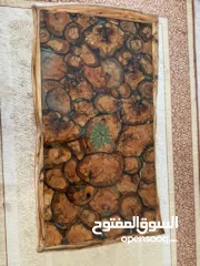  3 طاولة من خشب  الزيتون. صنع يدوي