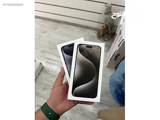  43 ايفون 15 برو ماكس 256 جيجا جديد كفالة الشرق الاوسط جميع الالوان // iPhone 15 Pro MaX
