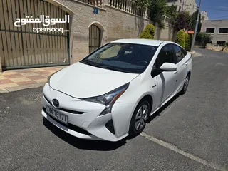  1 تويوتا بريوس 2018 فحص 3 جيد قصعه اثر ضرب بسعر مغري جدا