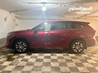  17 Toyota highlander بحاله الوكاله