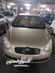 3 هيونداي اكسنت 2009 ماتور 1600 cc اصلي 4 جيد ممشى قليل بحاله الوكاله
