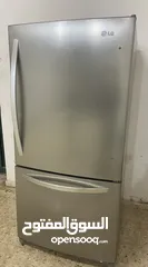  5 ثلاجة  LG حجم كبير للبيع بحالة ممتازه
