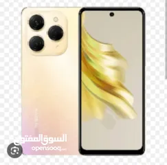  1 Tecno spark 20 256G مستعمل بحالة ممتازة    مستعمل 6 شهور 8Ram كاميرا 50MP بطارية  5000MAH الحجم 6.6