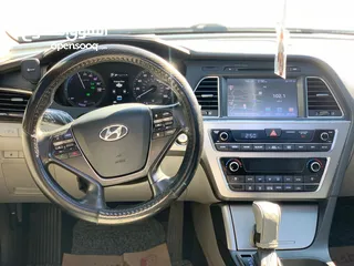  12 HYUNDAI SONATA 2017 - 2.0L HYBRID هونداي سوناتا 2017 فحص الـ فل كامل اعلى صنف