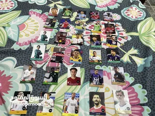  6 بطاقات لاعبين كرة قدم للبيع