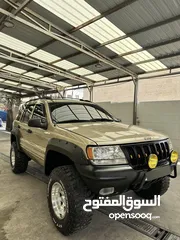  10 جيب جراند شيروكي 2000 ليمتد معدل اوف رود بحالة ممتازة