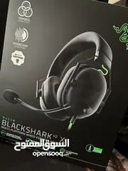  1 سماعة ريزر headset Razer blackshark v2 x
