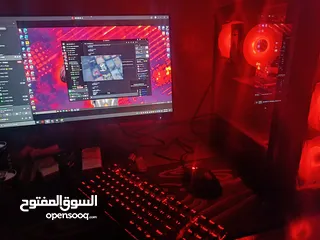  2 بيسي ESPORTS كامل مع شاشة ماوس كيبورد