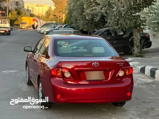  5 تويوتا كورولا للبيع بحاله ممتازه موديل 2009