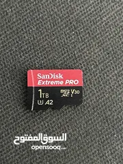  1 للبيع sd card ماركه sandisk واحد تيرا