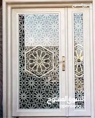  25 MAIN ENTRANCE DOOR. MAJLIS DOOR. OUT DOOR. RILING CAST ALUMINIUM