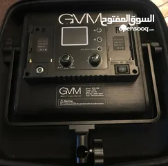  3 gvm 800d-rgb led studio light kit ( اضاءة للفيديو )