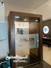  25 مكتب خلو للايجار بمساحة 350 متر طابقين شارع مكة